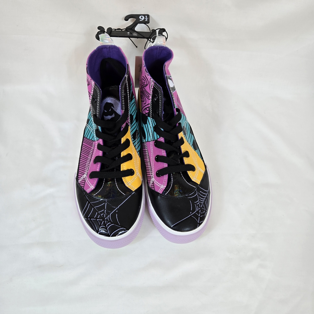 Disney Women's Nightmare Before Christmas High Top Lace Up Sneakers 9.5 NEW